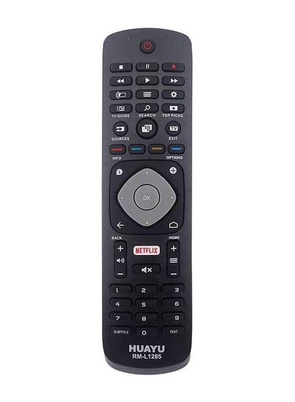 Huayu Replacement Remote Control for LCD LED Philips Smart TV, Black