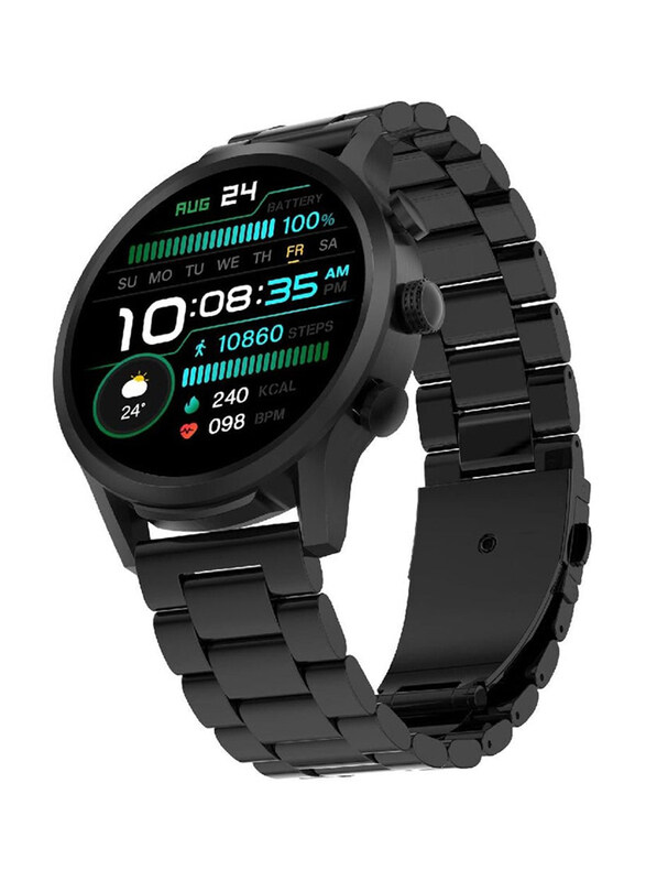 Haino Teko Germany 2023 Smartwatch, Bluetooth Calling, Full Screen Touch, Heart Rate Monitoring, Black