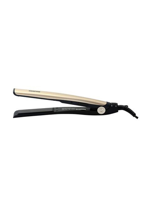 Geepas Ceramic Plate Hair Straightener, Brown