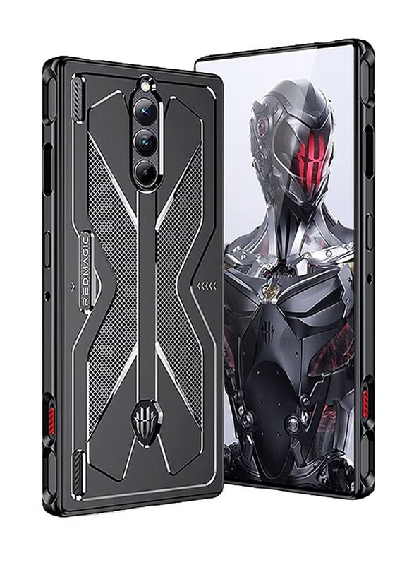 

Olliwon ZTE Nubia Red Magic 8 Pro Protective Scratch Resistant Shockproof Soft Silicone Mobile Phone Back Case Cover, Black