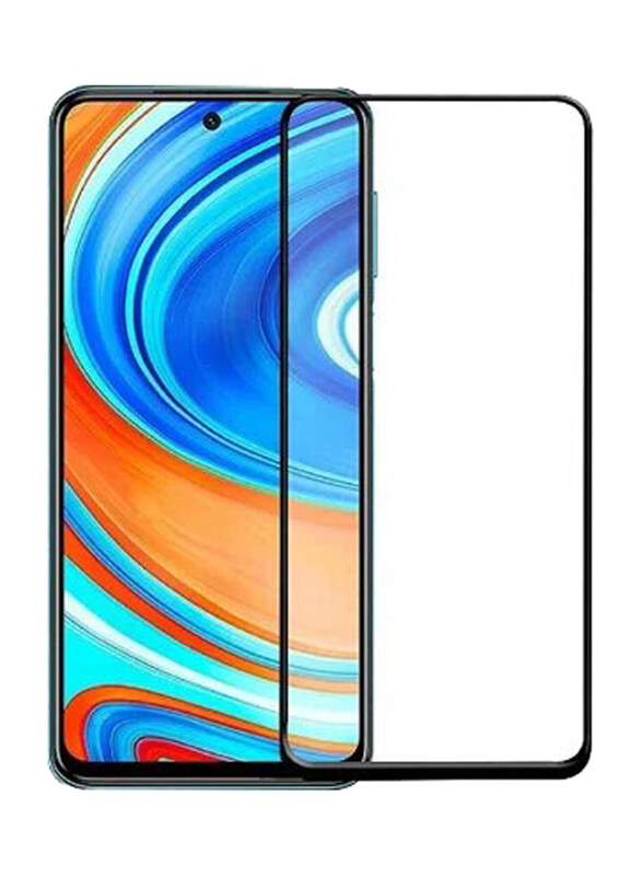 

Generic Samsung Galaxy A73 5g Full Glue Edge-to-Edge Tempered Glass Screen Protector, Black/Clear