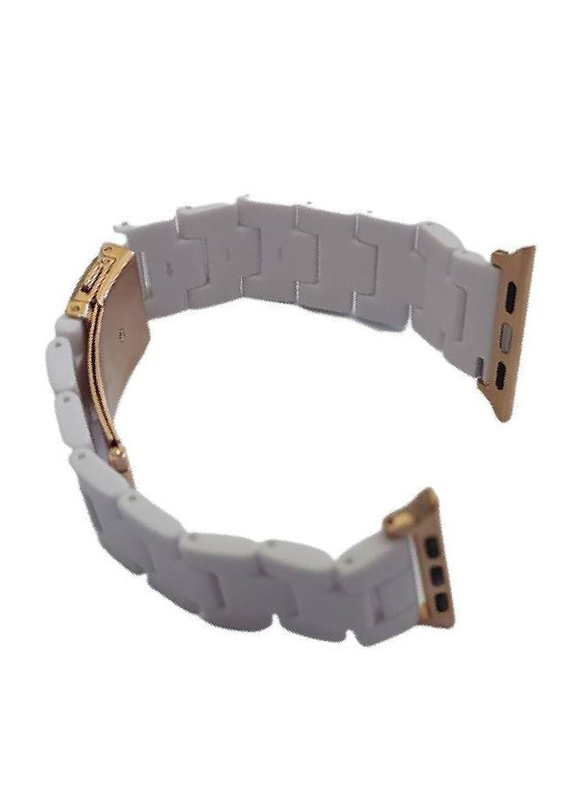 Stylish Replacement Band Strap for Apple Watch 38/40/41mm, White