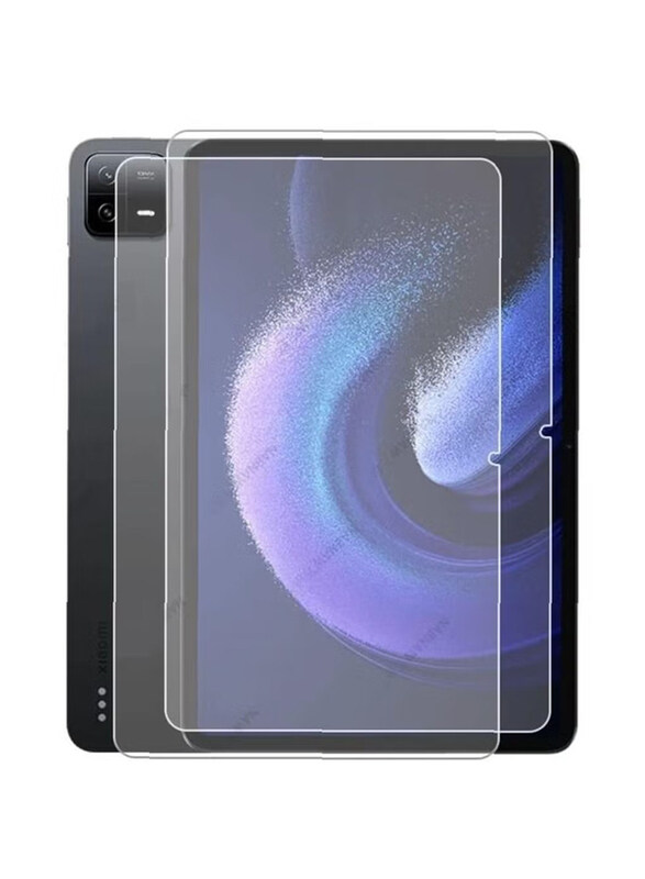 

HYX Xiaomi Mi Pad 6 / Xiaomi Pad 6 Pro 2023 9H Hardness Scratch Resistant 9H Clear Tempered Glass Screen Protector, 2-Piece, Clear