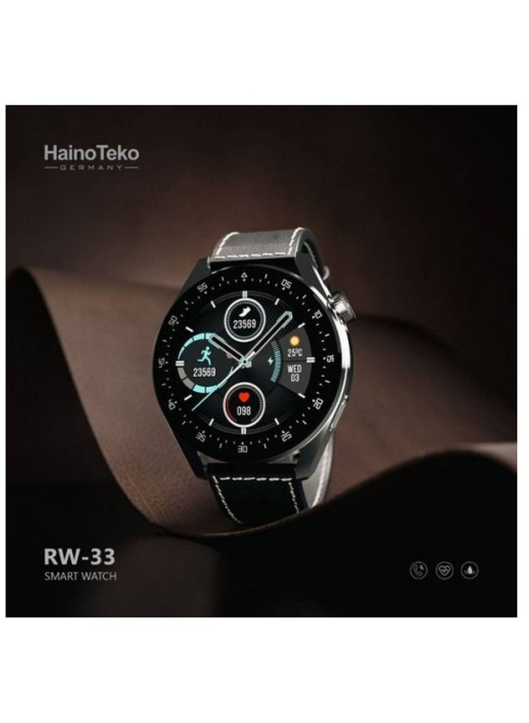 Haino Teko RW-33 Germany 46mm Smartwatch, Black