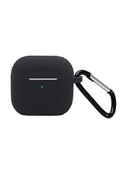 Apple AirPods 3 Protective Case Cover with Keychain and Lock, Black