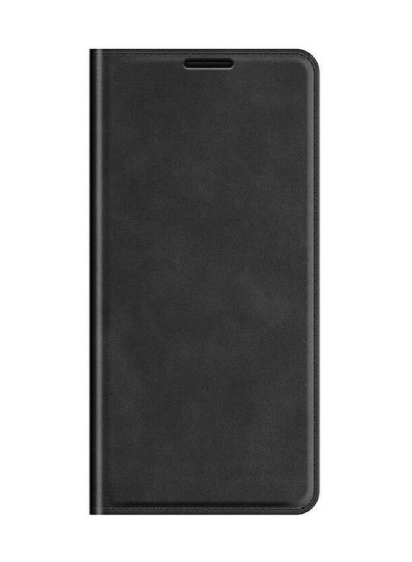 

Generic Xiaomi MI 12S Protective Flip Leather Mobile Phone Flip Case Cover, Black