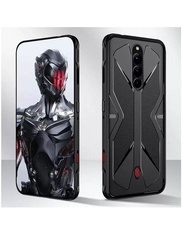 Olliwon Protective Shockproof Soft Silicone Back Case Cover for Red Nubia Magic 8 Pro/8 Pro+, Black