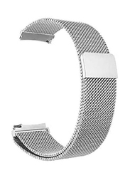 Stainless Steel Mesh Watch Band Compatible with Samsung Galaxy Watch 4, Silver