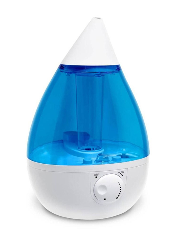 XiuWoo Ultrasonic Air Humidifier, White/Blue