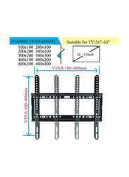 V-Star TV Wall Mount Fit for 26-63 Inch LED/LCD Flat Screen TVs, Black