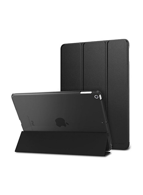 

Generic Apple iPad 9.7 inch Slim Lightweight PU Leather Folio Tablet Flip Case Cover, Black