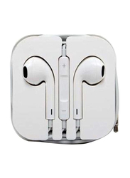 3.5 mm Jack Wired In-Ear Earphones with Mic, White