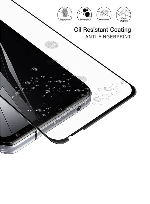 Red Magic 6 Full Coverage Protector HD Clear Bubble-Free Tempered Glass Mobile Phone Screen Protector, 2 Pieces, Clear/Black