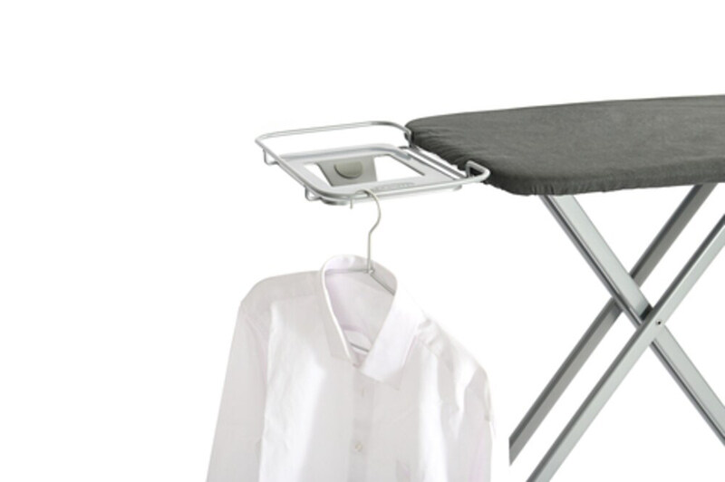 Adjustable Ironing Board with Iron Holder, Grey