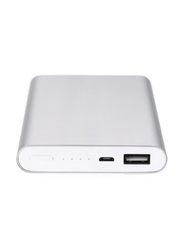 Xiaomi Mi 10000mAh Power Bank, PLM09ZM, Silver