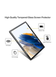 HYX Samsung Galaxy Tab A8 9H Scratch Resistant Bubble Free Tempered Glass Screen Protector, 2 Piece, Clear