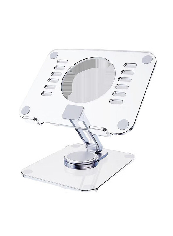 

Rabos Acrylic Tablet Stand for 4-13.3 Inch Tablet Phone, White