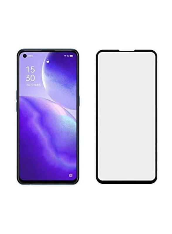 Oppo A94 Full-Screen Tempered Glass Screen Protector, Clear