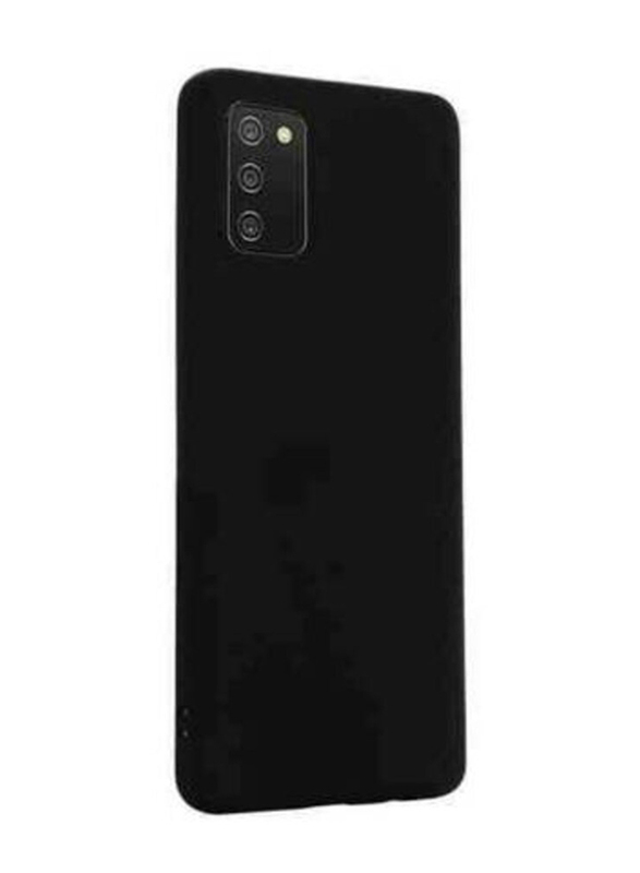 Samsung Galaxy A02s Silicone Mobile Phone Case Cover, Black