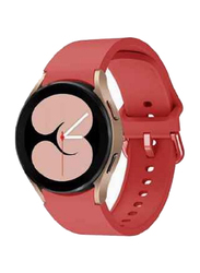 Soft Silicone Sport Band for Samsung Watch 4/Watch 4 Classic, Red