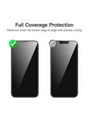 Apple iPhone 14 Plus Anti-Scratch Privacy Tempered Glass Screen Protector, 2 Pieces, Black