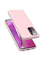 Samsung Galaxy A72 5G Silicone Gel Rubber Soft Mobile Phone Case Cover, Pink