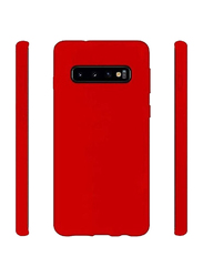 Samsung Galaxy S10 5G Soft Silicone Protective Mobile Phone Case Cover, Red