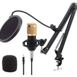 Professional Condensor Podcast Microphone, Black