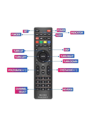 ICS Universal RM-L1130+X Remote Control for All LCD/LED/3D Smart TV, Black