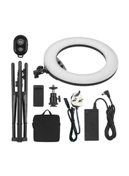 18 Inch Led Ring Light Kit, Black/White