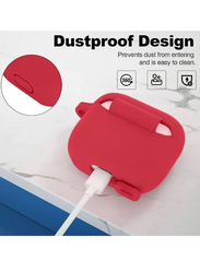 Apple AirPods 3 Silicone Protective Cover Case, Red