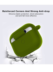 Silicone Protective Case Cover for Apple Airpods 3 3rd Generation, Green