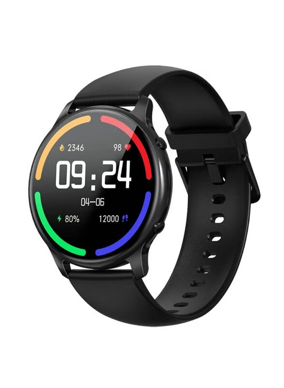 LW Blood Oxygen Bluetooth Calling Fitness Bracelet 7 Days Long Battery Life Smartwatch, Black