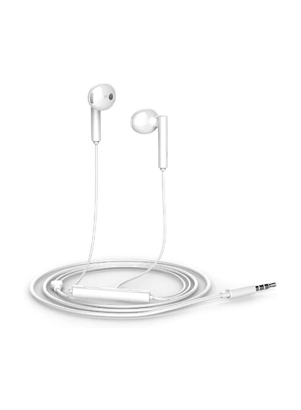 3.5 mm Jack In-Ear Wired Earphones with Microphone, White