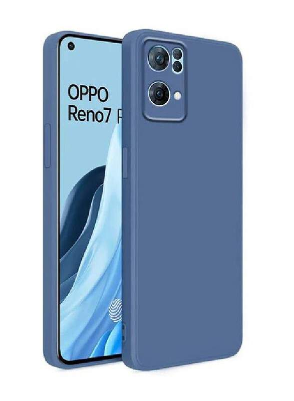 

Generic Oppo Reno7 Pro 5G Protective Soft Silicone Bumper Mobile Phone Case Cover, Blue