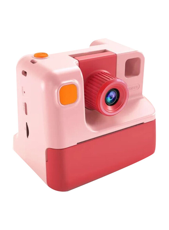 XiuWoo Instant Print Kids Camera with TF Card Print Paper, 26MP, Pink