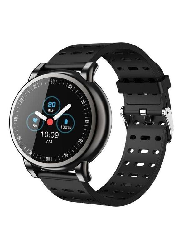 B8+ IPS Screen Waterproof Smart Watch Black