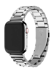 Stainless Steel Metal Strap for Apple Watch 38mm/40mm, Silver