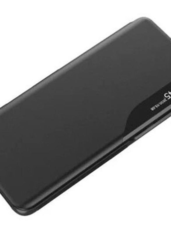 Oppo Reno 9 Pro Protective Smart View Flip Mobile Phone Case Cover, Black