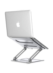 Foldable Laptop Stand for All MacBook 11 inch To 15, Silver