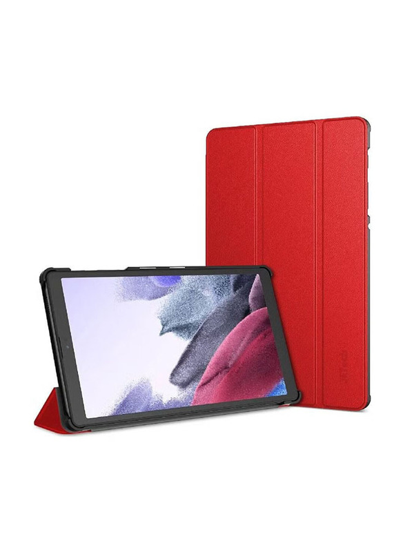 Samsung Galaxy Tab A7 Lite Protective Case Cover with Pen Slot, Red