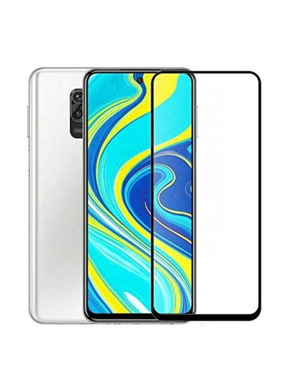 

Generic Redmi Note 9 Pro Protective 5D Full Glue Glass Mobile Phone Screen Protector, Clear/Black