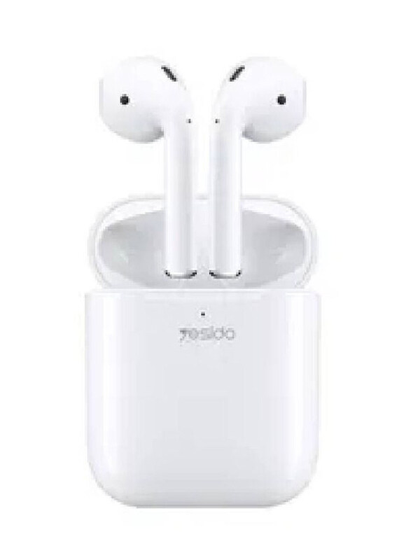 Yesido Wireless Bluetooth In-Ear Earbuds with Charging Case, White