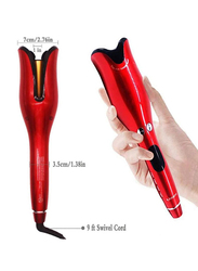 Gennext Automatic Ceramic Rotating Hair Curler, Red