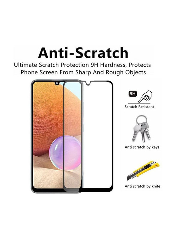 Samsung Galaxy A32 4g Full Coverage Tempered Glass Screen Protector, Clear