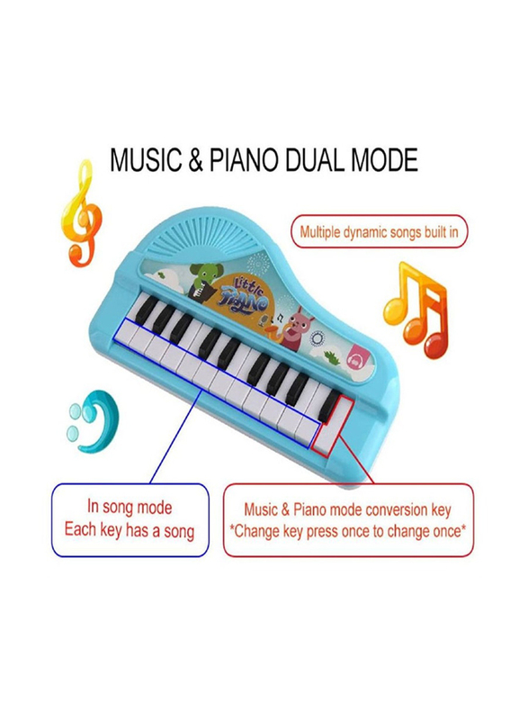 XiuWoo Kids Electric Keyboard Baby Mini Piano Toy with 22 Keys, Ages 3+