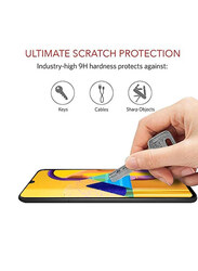 Samsung Galaxy M31 Full Glue Edge-To-Edge Tempered Glass Screen Protector, Clear