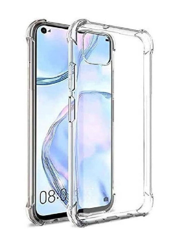 Reinforced Corners TPU Shock-Absorption Flexible Cell Phone Cover for Nova 8 SE, Clear