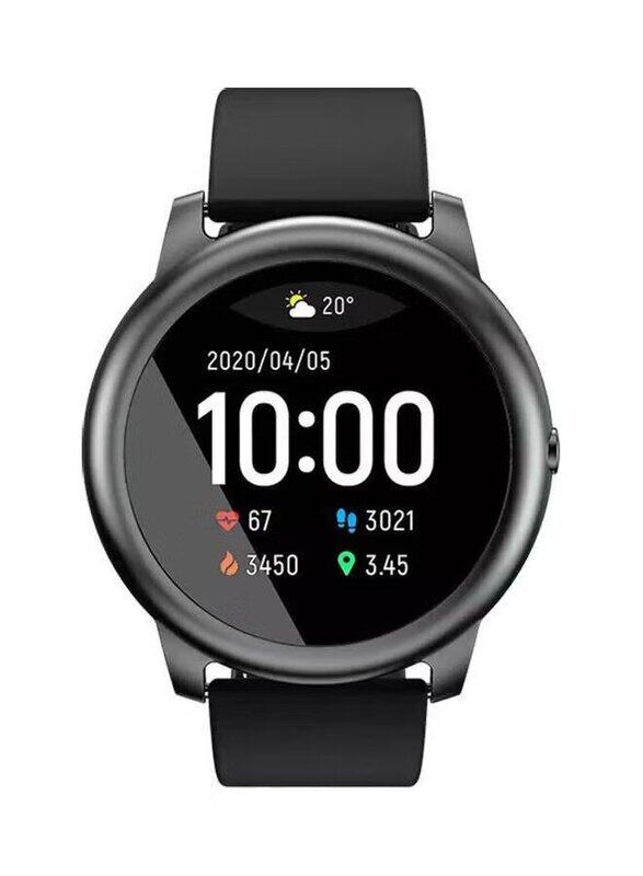 

Haylou 340.0 mAh Global Version LS05 Solar Smartwatch, Black
