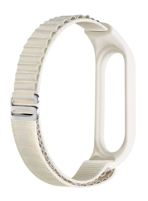 

Generic New Nylon Sport Loop Wristband Bracelet for Xiaomi Mi Band 7, Off White